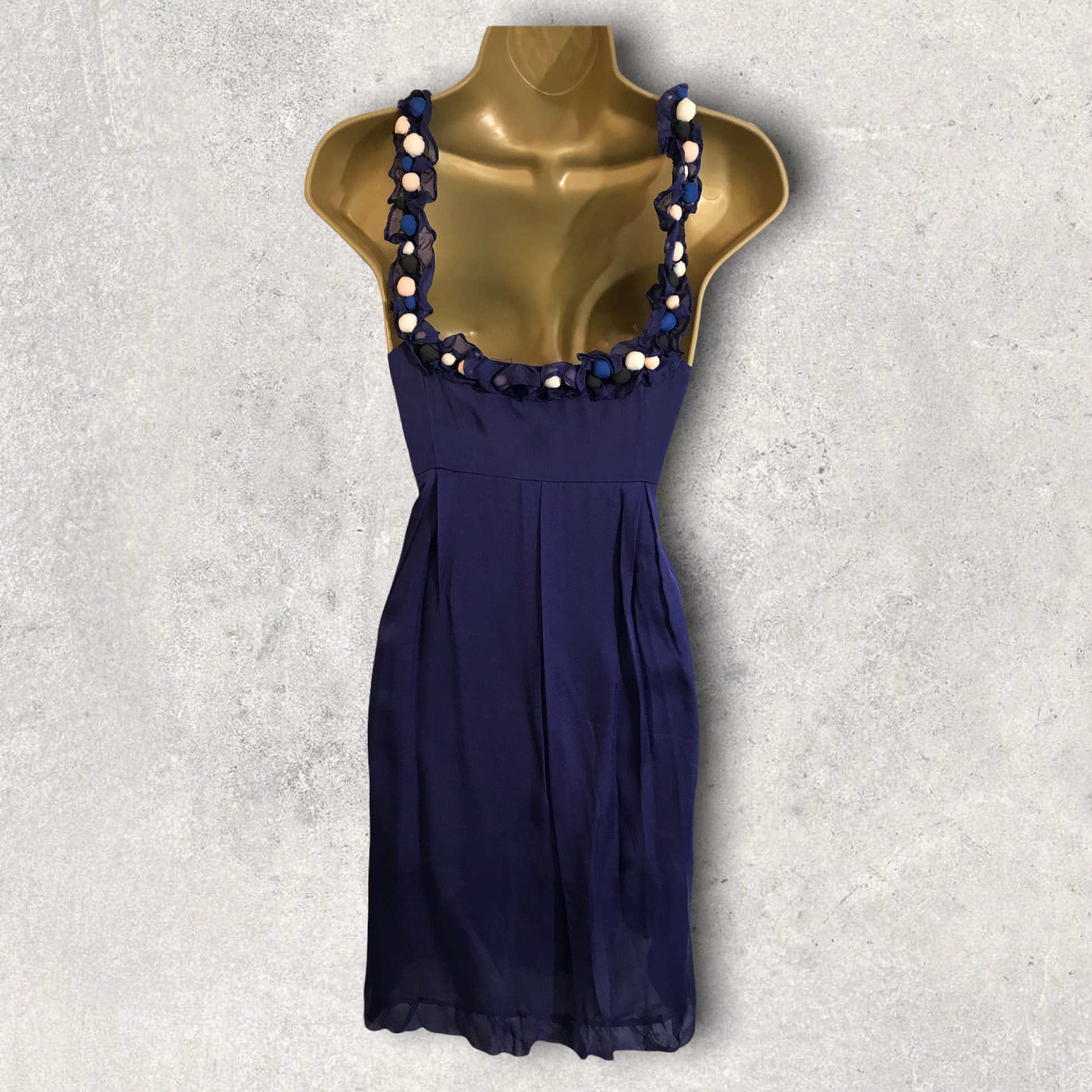 Vero Moda Women's Purple Silk Mini Dress Size S UK 8 Timeless Fashions