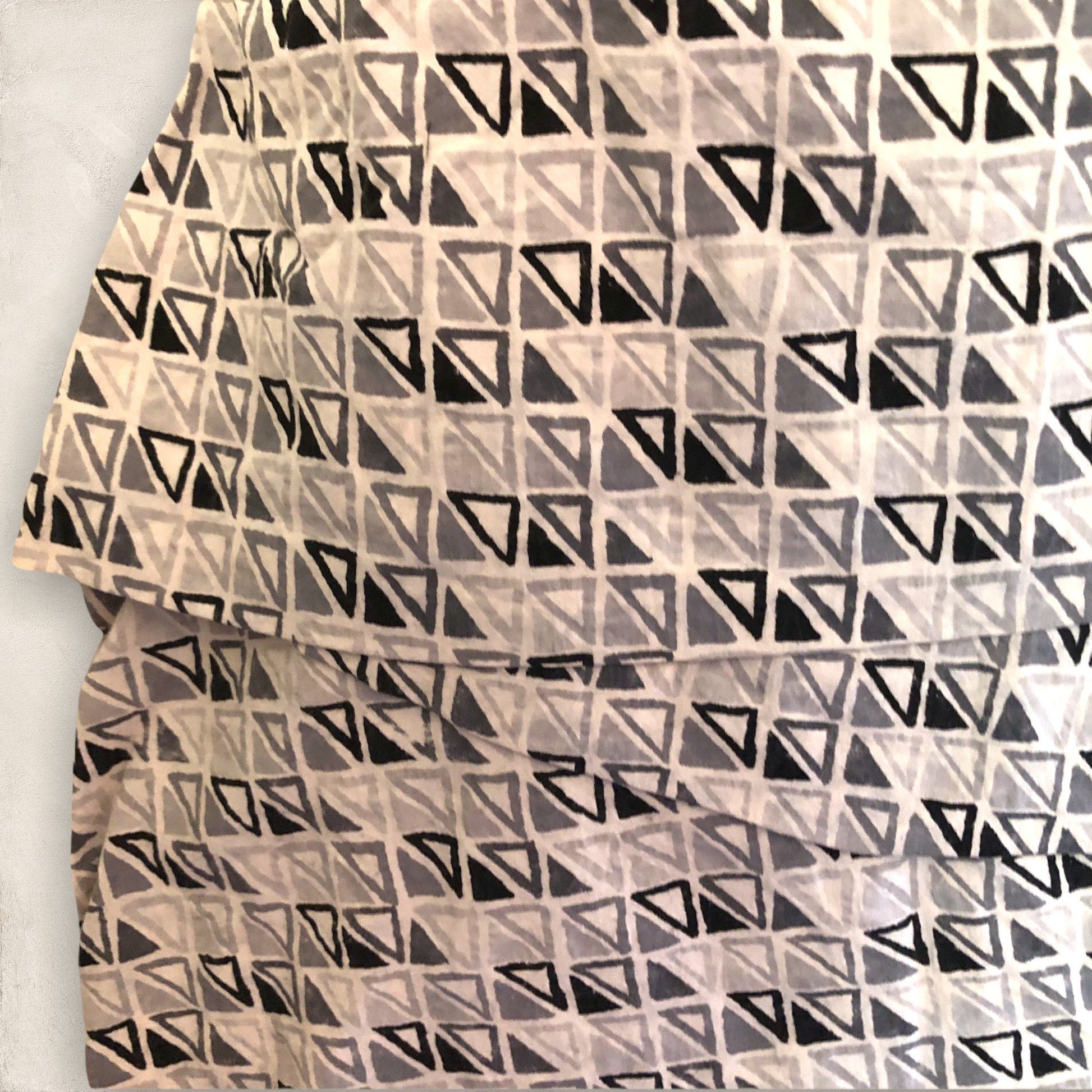 Yigal Azrouel Geometric Print Asymmetric Layered Cotton Mini Skirt Approx UK 8 US 4 EU 36 Timeless Fashions
