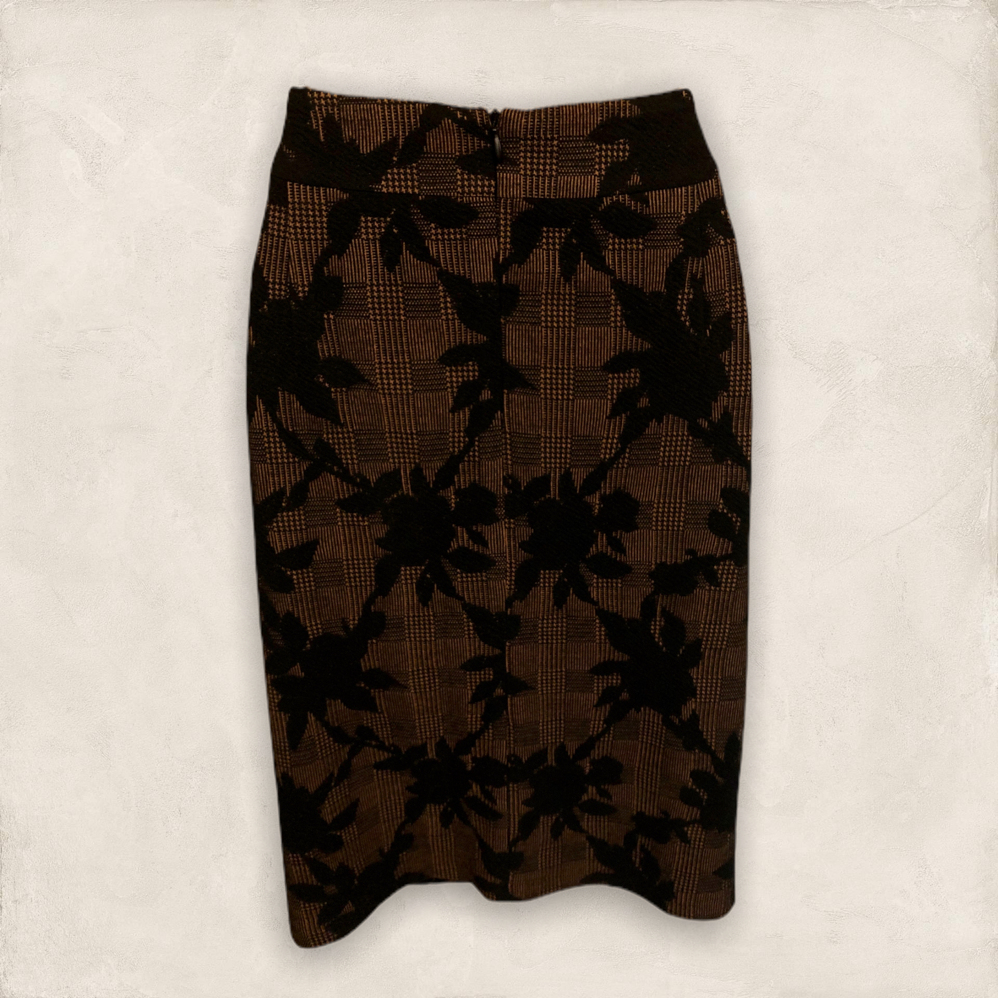 Marie Mero Glazed Ginger Wrap Style Skirt UK 16 EU 44 US 12 Timeless Fashions