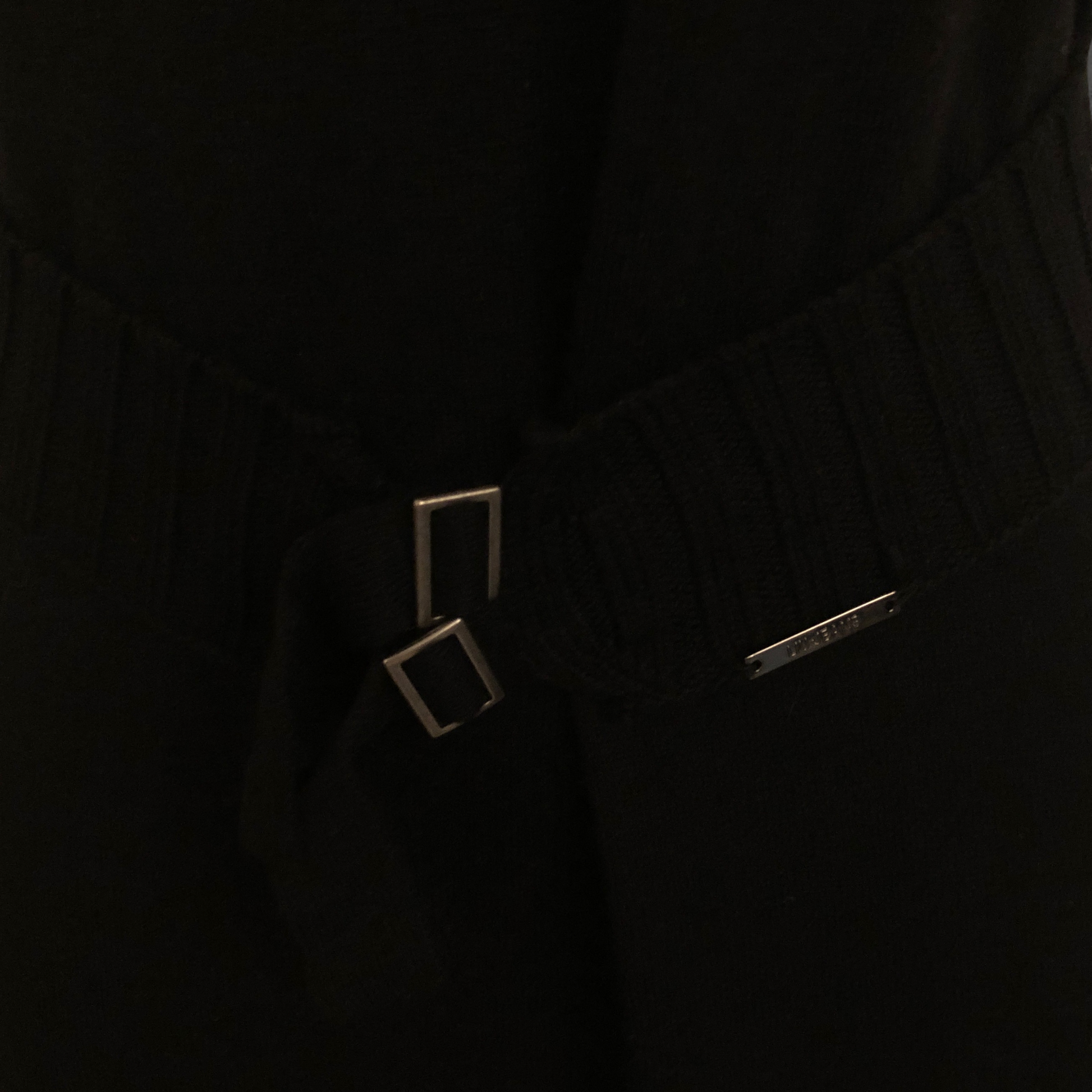 Liu Jo Jeans Black Roll Neck Dress Size S UK 8 US 4 EU 36 Timeless Fashions