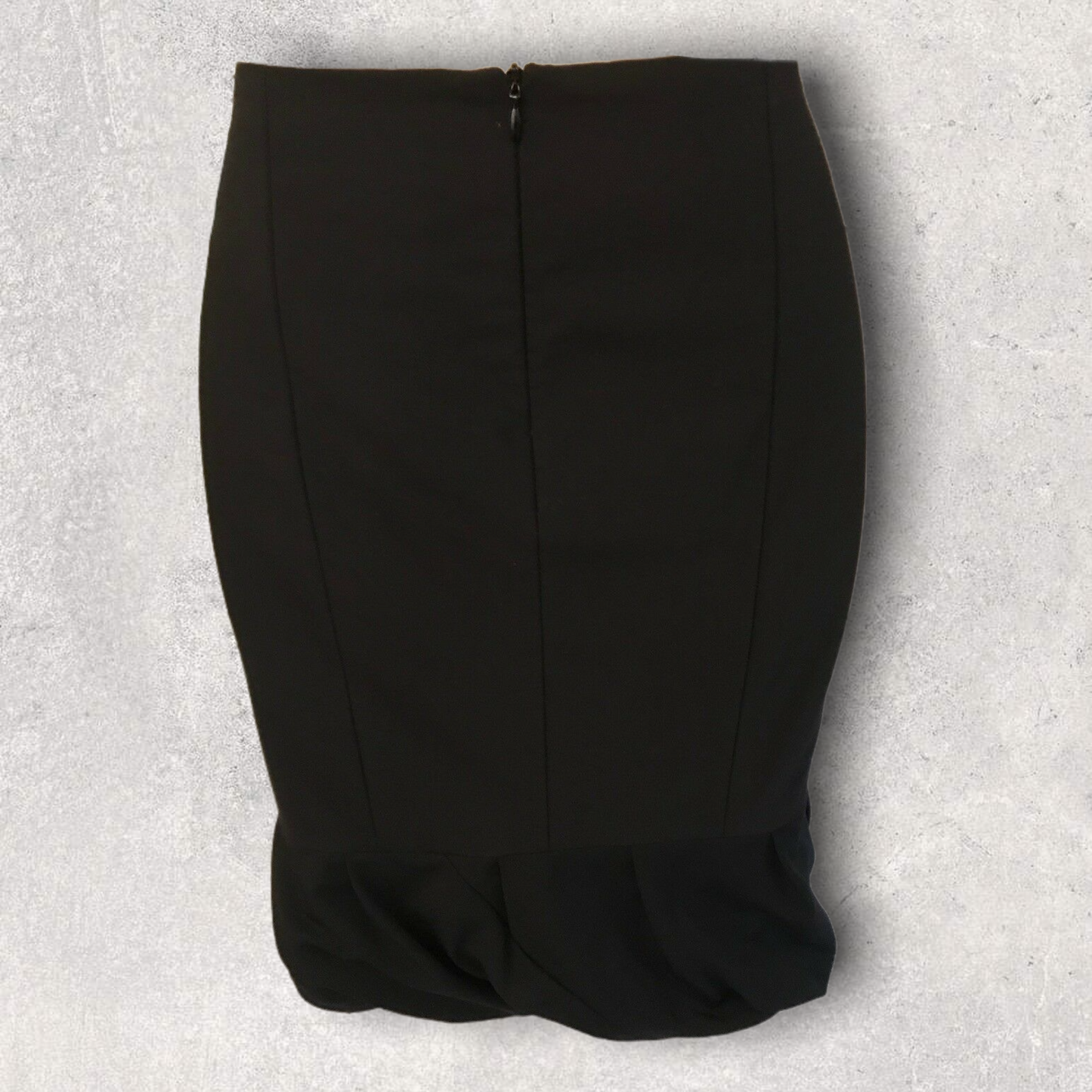 Joseph Black Puffball Pencil Mini Skirt UK 14 US 10 EU 42 Timeless Fashions