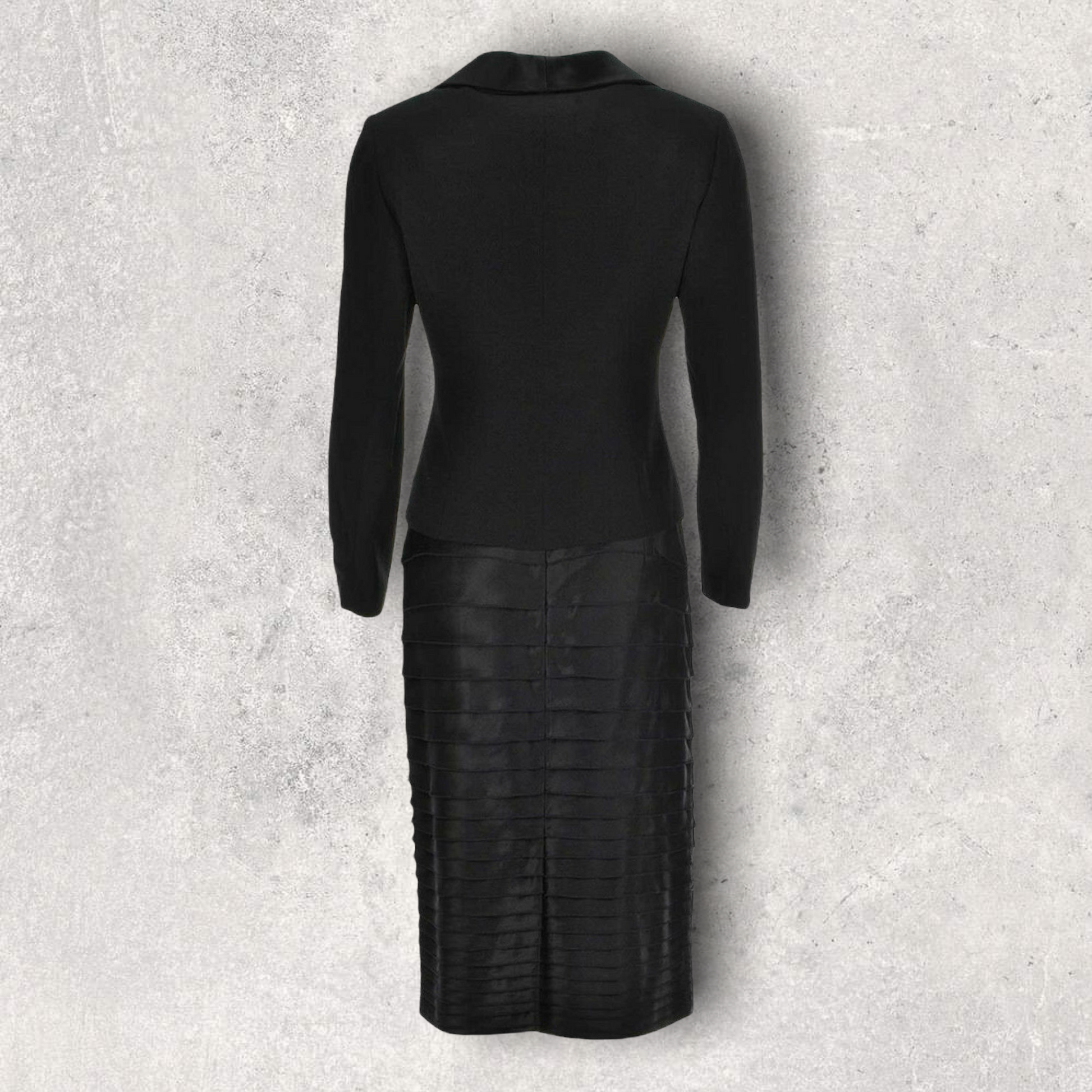 Veni Infantino for Ronald Joyce Womens Black Special Occasion Outfit UK 10 Timeless Fashions