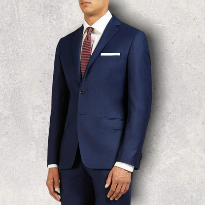 Daniel Hetcher Pindot Men's Blue Tailored Mens Suit Jacket UK 40L Timeless Fashions