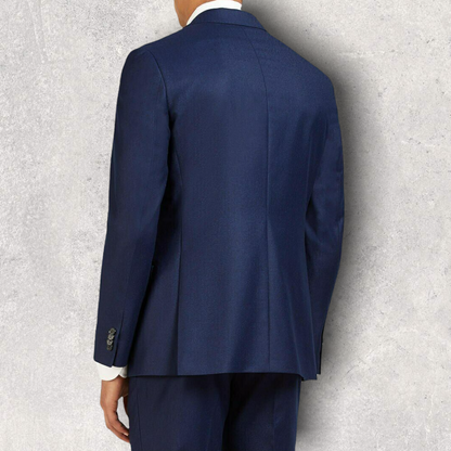 Daniel Hetcher Pindot Men's Blue Tailored Mens Suit Jacket UK 40L Timeless Fashions